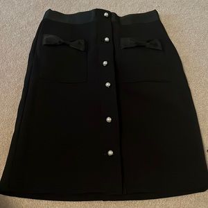 Pink Tartan Skirt | Size 0 | Pearl Button